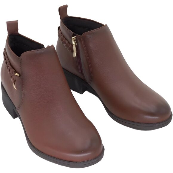 Easy Spirit Women's Roslyn Fashion Boot, Brown 210, Size 7.5 Wide - Picture 1 of 5